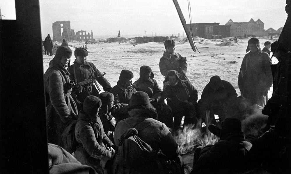 Сталинградская битва. Бойцы отдыхают между боями. Фото: РИА Новости